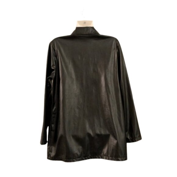 Shein faux leather jacket oversized size M - Picture 4 of 9
